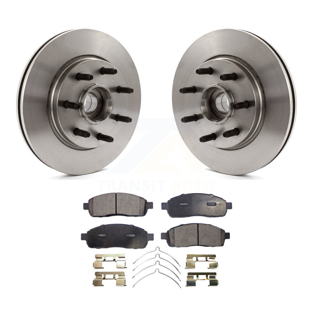 Kit de moyeu de rotors de frein à disque avant et de plaquettes en céramique, pour Ford F-150 Lincoln Mark LT RW