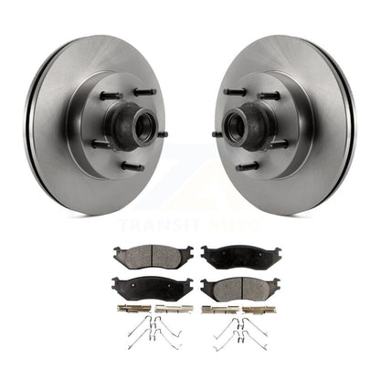 Kit de moyeu de Rotor de frein à disque avant et de plaquettes en céramique, pour Ford E-150 Club Wagon Econolin