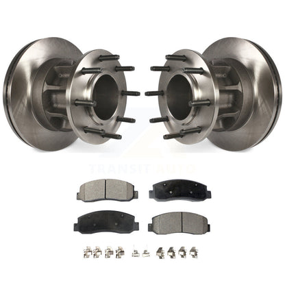 Kit de rotor de frein à disque avant et de plaquettes en céramique pour Ford F-350 Super Duty RW 2008 – 2010
