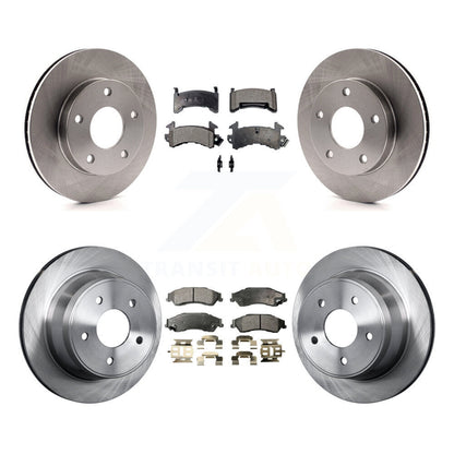 Kit de rotor de frein avant et arrière et plaquettes en céramique pour Chevrolet S10 GMC Sonoma 4W 1997