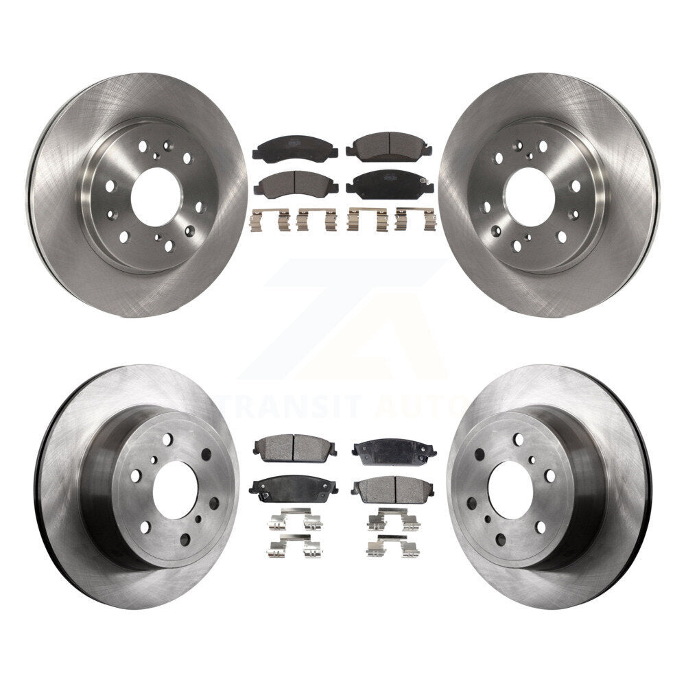 Kit de rotor de frein avant et arrière et plaquettes en céramique, pour Chevrolet GMC Sierra 1500 Silverad
