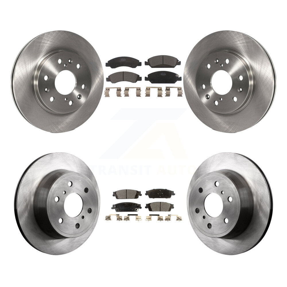 Kit de rotor de frein avant et arrière et plaquettes en céramique, pour GMC Sierra 1500 Chevrolet Silverad