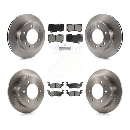 Kit de rotors de frein à disque avant et arrière et plaquettes en céramique pour Hummer H3 H3T K8T-100826