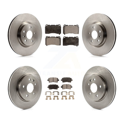 Kit de rotors de frein à disque avant et arrière et plaquettes en céramique pour Cadillac XTS K8T-100843