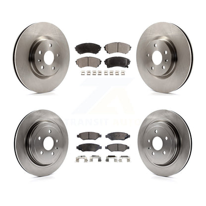 Kit de rotor de frein avant et arrière et plaquettes en céramique pour Cadillac CTS avec frein robuste