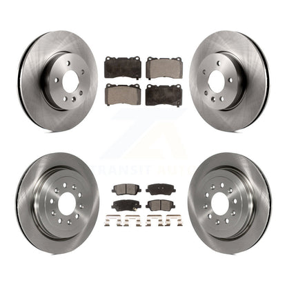 Kit de rotors de frein à disque avant et arrière et plaquettes en céramique pour Cadillac ATS K8T-100881