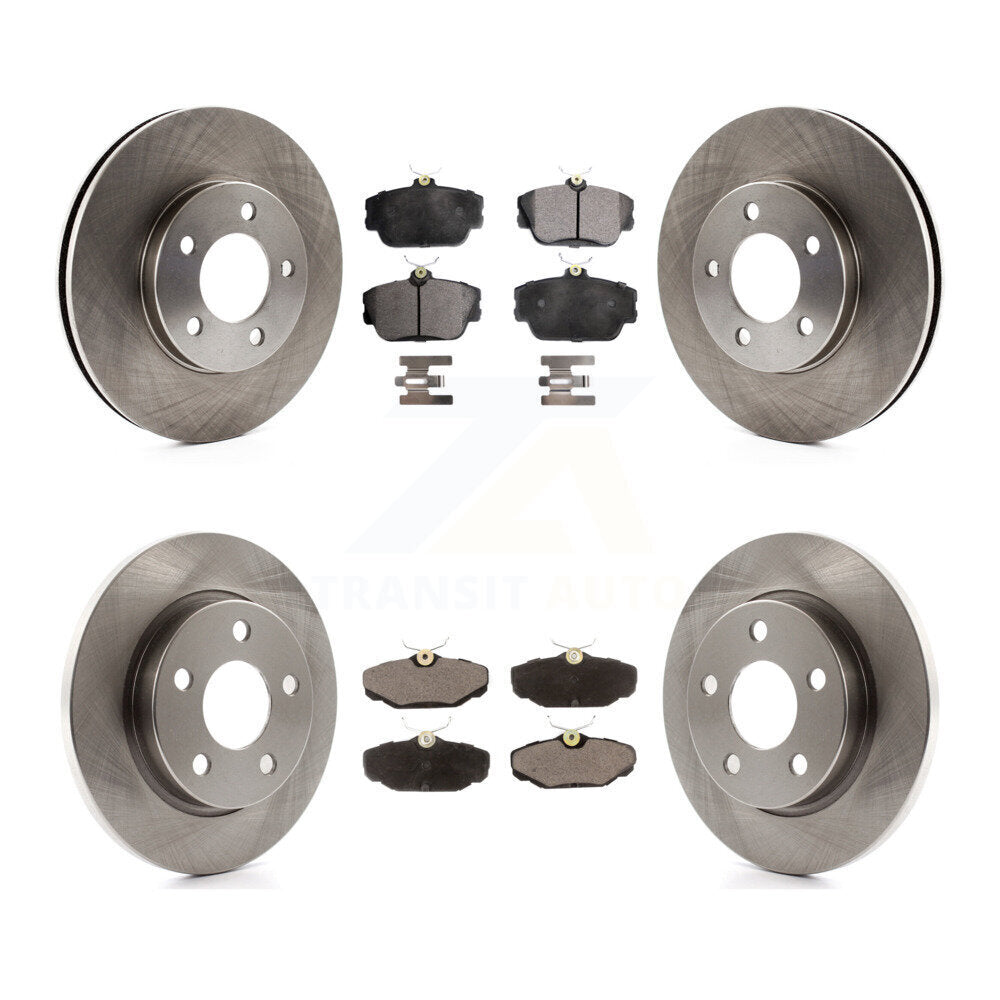 Kit de rotors de frein à disque avant et arrière et plaquettes en céramique pour Ford Taurus SHO 1994-1995