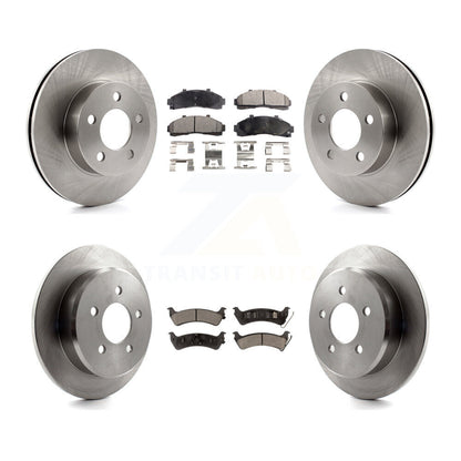 Kit de rotor de frein avant et arrière et plaquettes en céramique, pour Ford Explorer AWD 4WD à partir de 01 02