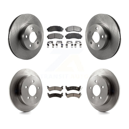Rotor de frein à disque avant et arrière et Kit de plaquettes en céramique pour Ford Explorer Sport Trac 4W
