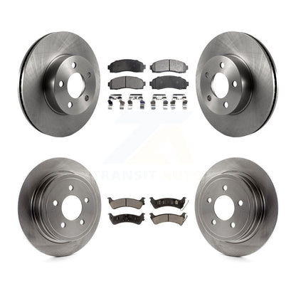 Rotor de frein à disque avant et arrière et Kit de plaquettes en céramique pour Ford Explorer Sport Trac 4W