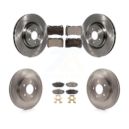 Kit de rotors de frein à disque avant et arrière et plaquettes en céramique pour Ford Mustang K8T-100947