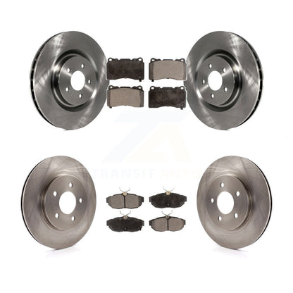 Kit de rotors de frein à disque avant et arrière et plaquettes en céramique pour Ford Mustang K8T-100948
