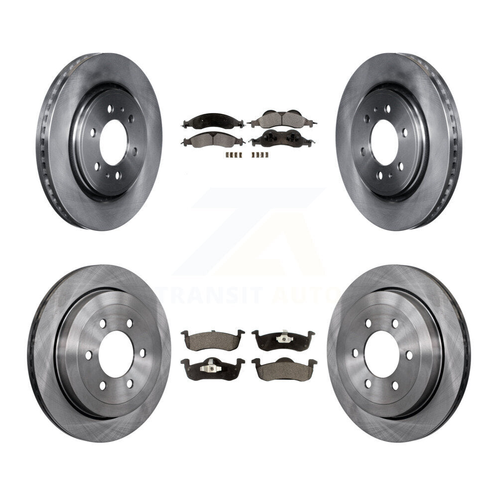 Kit de rotor de frein avant et arrière et plaquettes en céramique pour Ford Expedition Lincoln Navigato