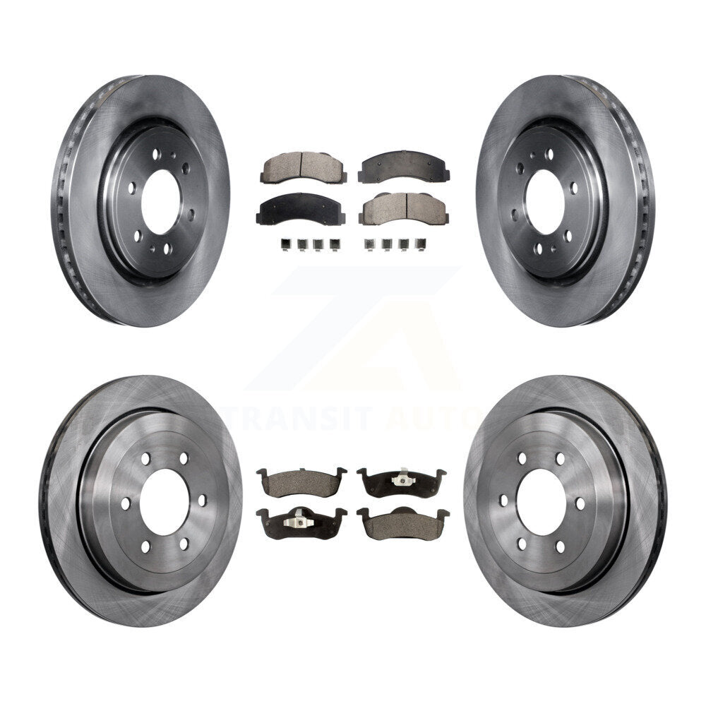 Kit de rotor de frein avant et arrière et plaquettes en céramique pour Ford Expedition Lincoln Navigato