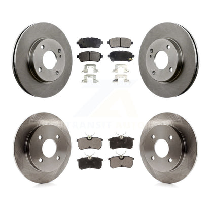 Kit de rotors de frein à disque avant et arrière et plaquettes en céramique pour Ford Fiesta K8T-100969