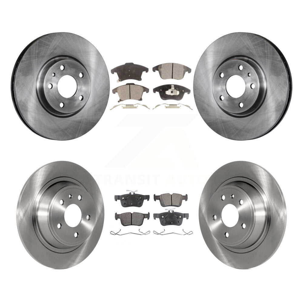 Kit de rotors de frein à disque avant et arrière et plaquettes en céramique, pour Ford Fusion Lincoln MKZ