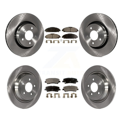 Kit de rotors de frein à disque avant et arrière et plaquettes en céramique pour Ford Mustang V6 avec 3,7 l