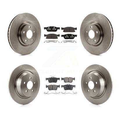 Kit de rotors de frein à disque avant et arrière et plaquettes en céramique pour Ford Edge K8T-100982
