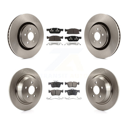 Kit de Rotor de frein à disque avant et arrière et plaquettes en céramique, pour Ford Edge Lincoln Nautilus MK