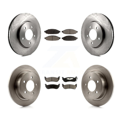 Rotors de frein à disque avant et arrière et kit de plaquettes en céramique pour Chrysler Pacific 2004-2008