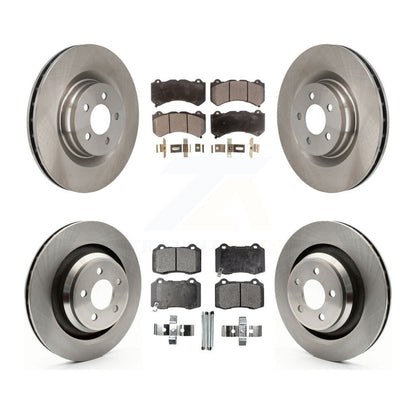 Kit de rotors de frein à disque avant et arrière et plaquettes en céramique pour chargeur Dodge Challenger