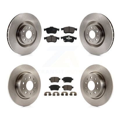 Kit de rotors de frein à disque avant et arrière et plaquettes en céramique pour Fiat 500L 2014-2020