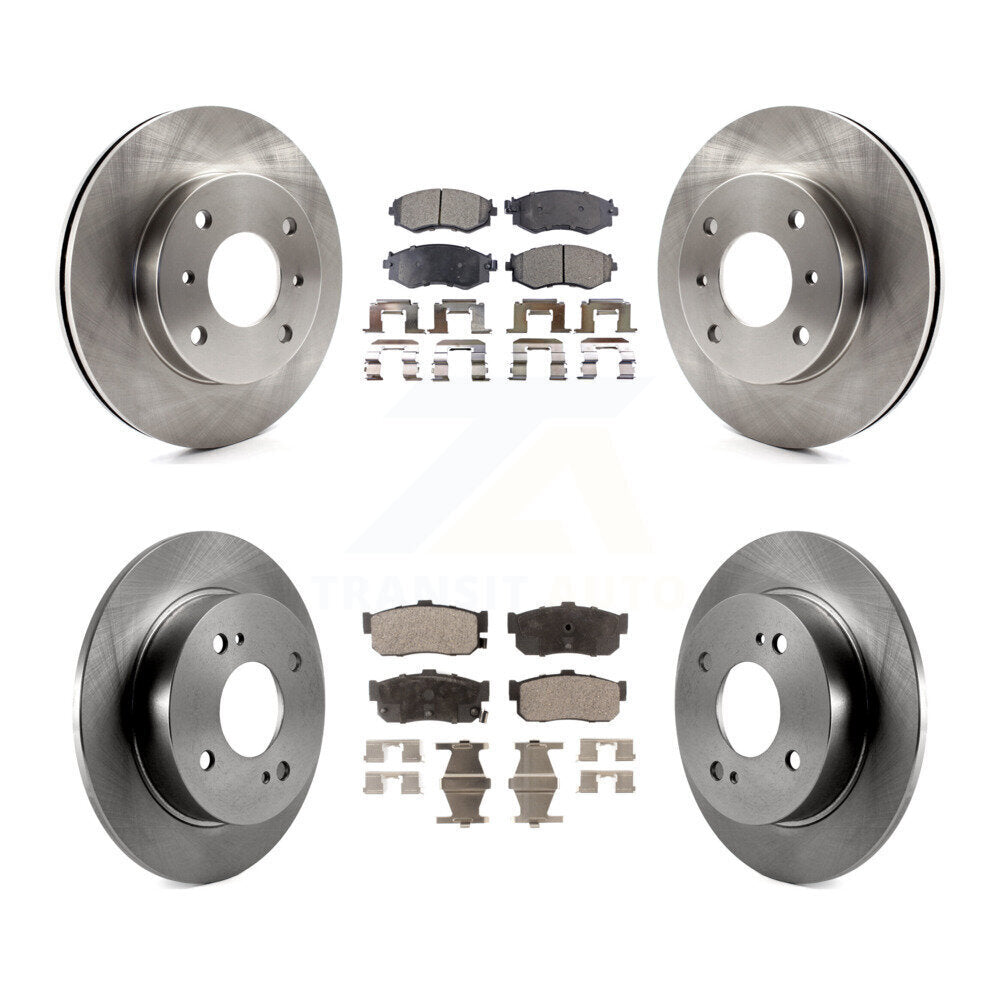 Kit de rotors de frein à disque avant et arrière et plaquettes en céramique pour Nissan Sentra INFINITI G2