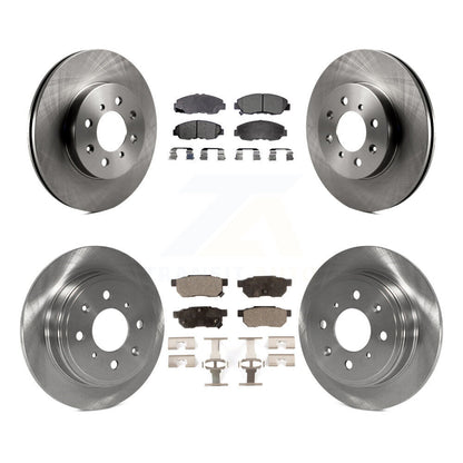 Kit de rotors de frein à disque avant et arrière et plaquettes en céramique pour Honda Civic Acura EL