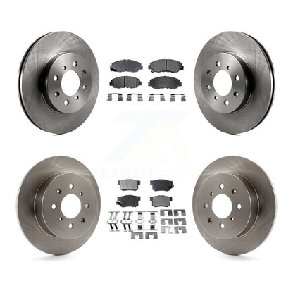 Kit de rotors de frein à disque avant et arrière et plaquettes en céramique pour Honda Civic Acura EL