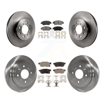 Kit de rotors de frein à disque avant et arrière et plaquettes en céramique pour Honda Civic del Sol