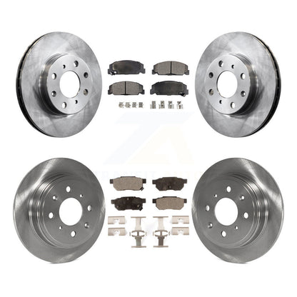 Kit de rotors de frein à disque avant et arrière et plaquettes en céramique pour Honda Civic del Sol