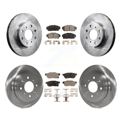 Kit de rotor de frein avant et arrière et plaquettes en céramique, pour Honda Civic EX avec berline non AB