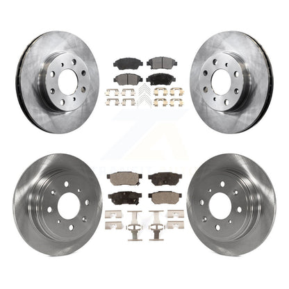 Kit de rotors de frein à disque avant et arrière et plaquettes en céramique pour Honda Civic K8T-101083