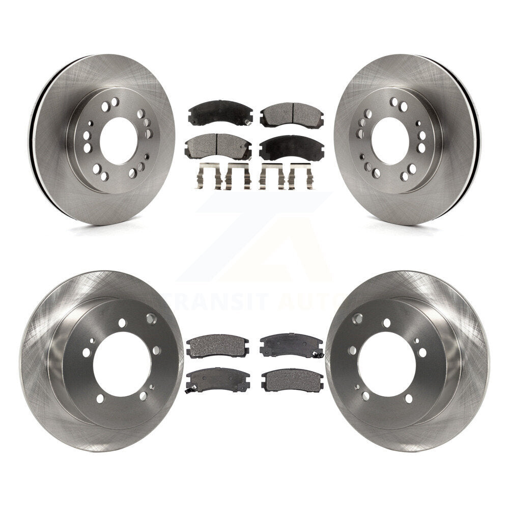 Kit de rotors de frein à disque avant et arrière et plaquettes en céramique pour Eagle Talon AWD 1998