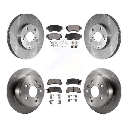 Kit de rotors de frein à disque avant et arrière et plaquettes en céramique pour Toyota Camry K8T-101088