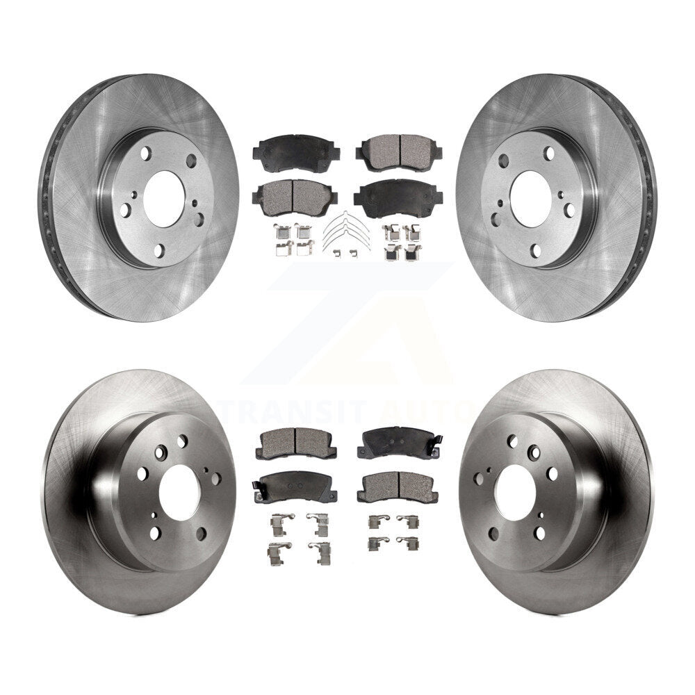 Kit de rotors de frein à disque avant et arrière et plaquettes en céramique, pour Toyota Camry Lexus ES300