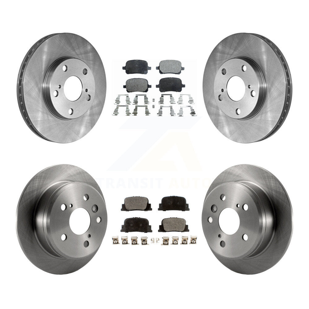 Kit de rotors de frein à disque avant et arrière et plaquettes en céramique, pour Toyota Camry Lexus ES300