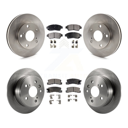 Kit de rotors de frein à disque avant et arrière et plaquettes en céramique pour Toyota Camry K8T-101096