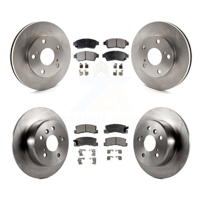 Kit de rotors de frein à disque avant et arrière et plaquettes en céramique pour Toyota Camry K8T-101097
