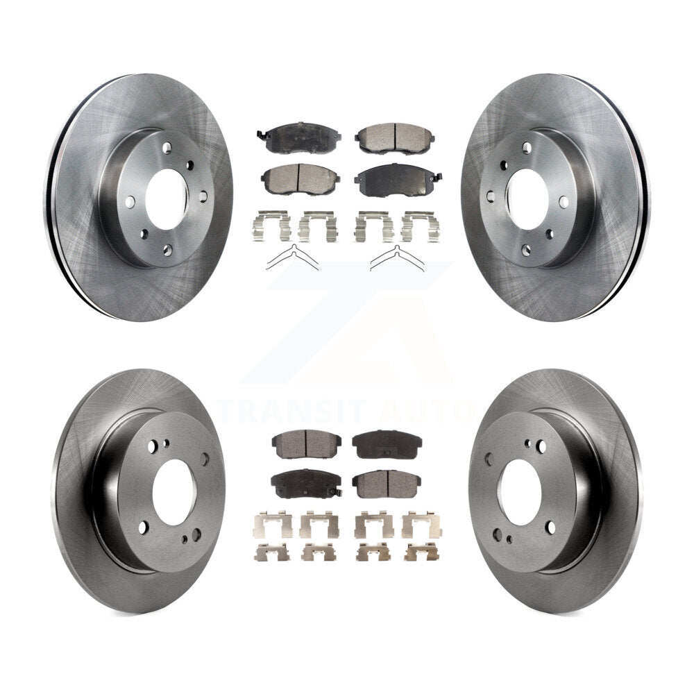 Kit de rotors de frein à disque avant et arrière et plaquettes en céramique pour Nissan Sentra INFINITI G2