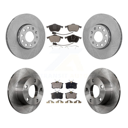 Kit de rotors de frein à disque avant et arrière et plaquettes en céramique pour Audi A6 1998-1999