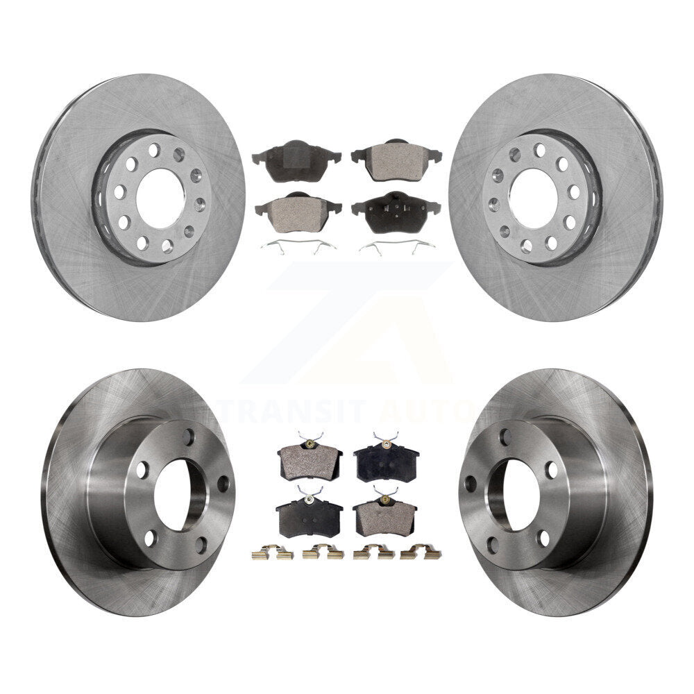 Kit de rotors de frein à disque avant et arrière et plaquettes en céramique, pour Volkswagen Passat Audi A6