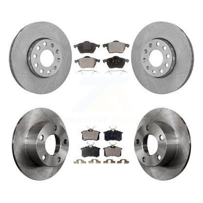 Kit de rotors de frein à disque avant et arrière et plaquettes en céramique, pour Volkswagen Passat Audi A6