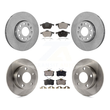 Kit de rotors de frein à disque avant et arrière et plaquettes en céramique, pour Volkswagen Passat Audi A4