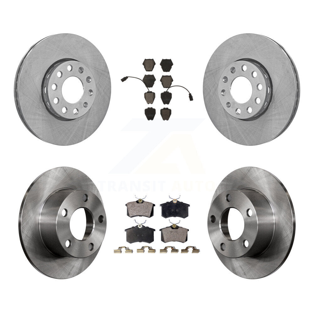 Kit de rotors de frein à disque avant et arrière et plaquettes en céramique pour Volkswagen Passat FW 2002