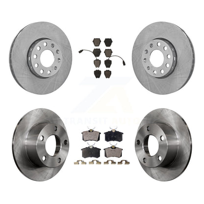 Kit de rotors de frein à disque avant et arrière et plaquettes en céramique pour Volkswagen Passat FW 2002