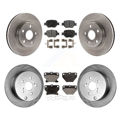 Kit de rotors de frein à disque avant et arrière et plaquettes en céramique pour Toyota Celica GT 2001