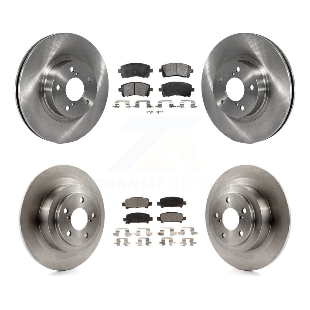 Kit de rotors de frein à disque avant et arrière et plaquettes en céramique pour Subaru Legacy Outback