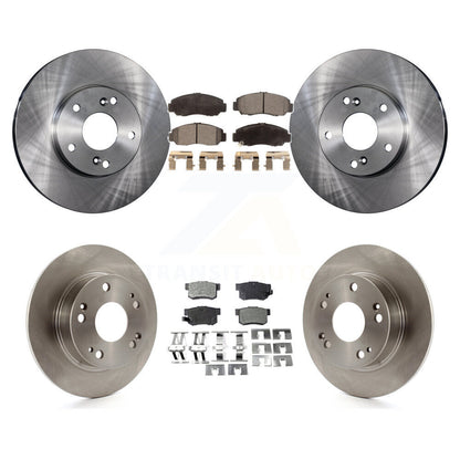 Kit de rotors de frein à disque avant et arrière et plaquettes en céramique pour Honda Accord K8T-101141