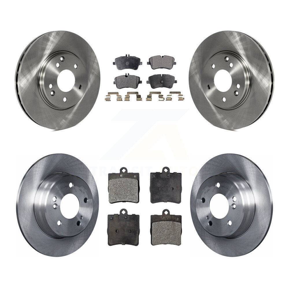 Rotors de frein à disque avant et arrière et Kit de plaquettes en céramique pour Mercedes-Benz SLK280 SLK30
